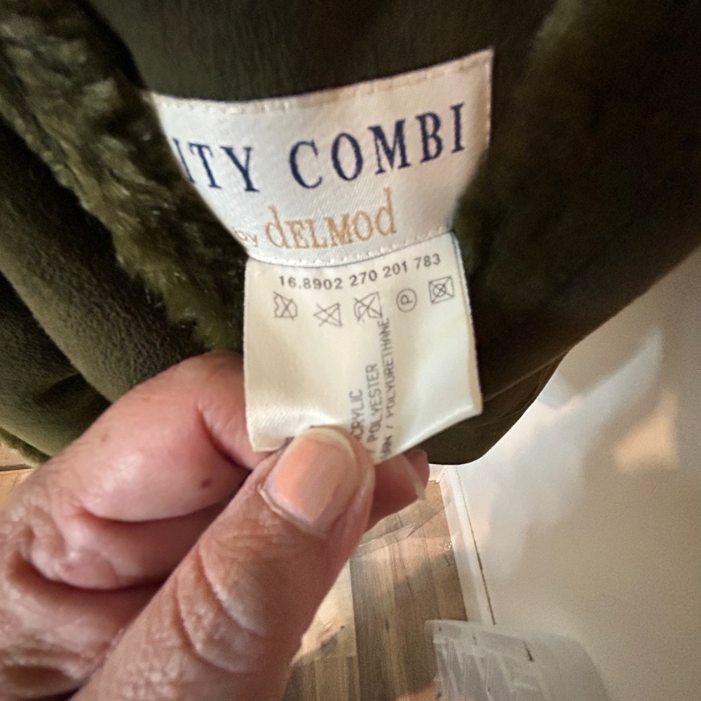 City Combi by delmod Faux suede coat size 10 - Picture 4 of 10
